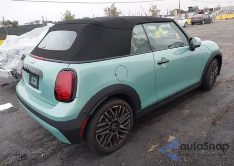 2025 Mini Convertible Cooper S z USA, uszkodzony, nr VIN WMW23GX05S2X03029